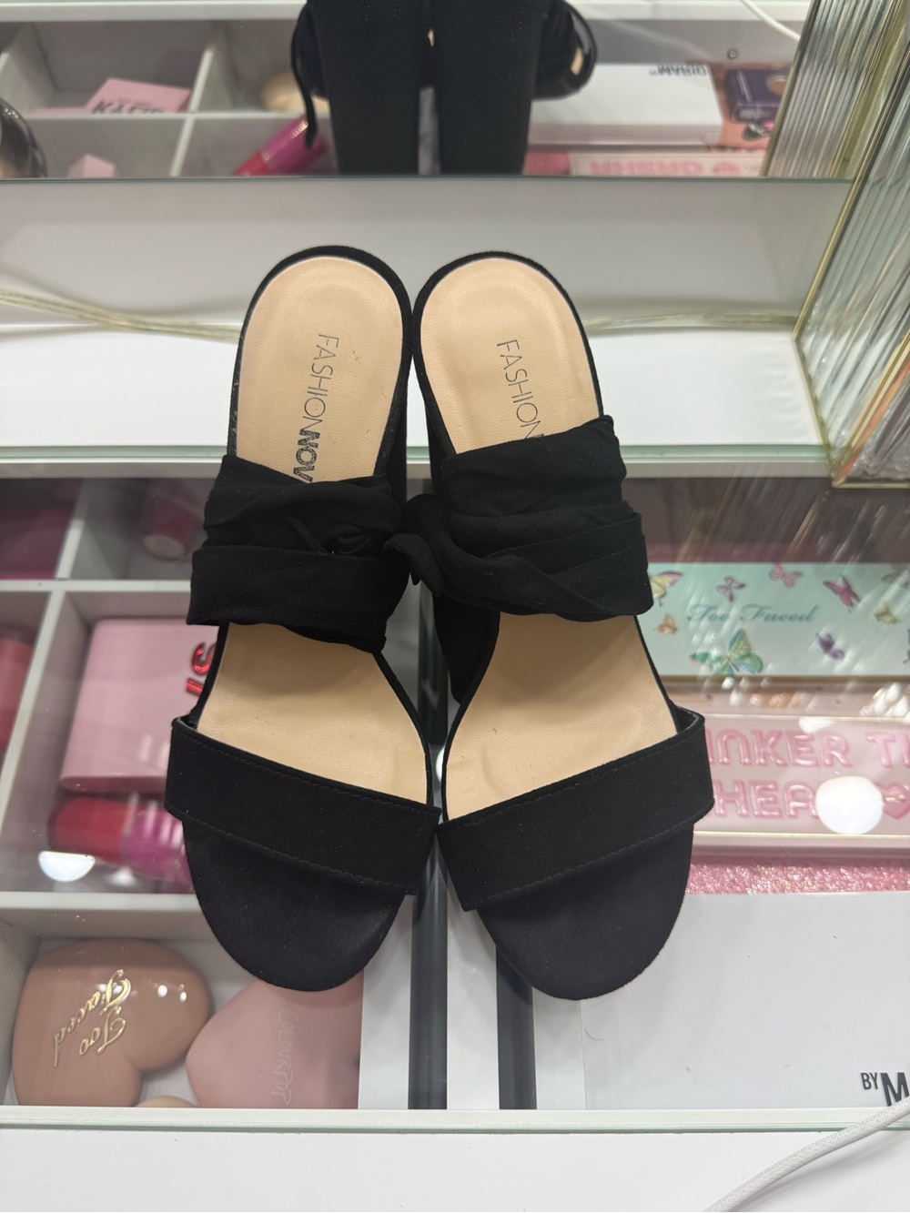 Fashion Nova Treat Me Like That Heels- Black